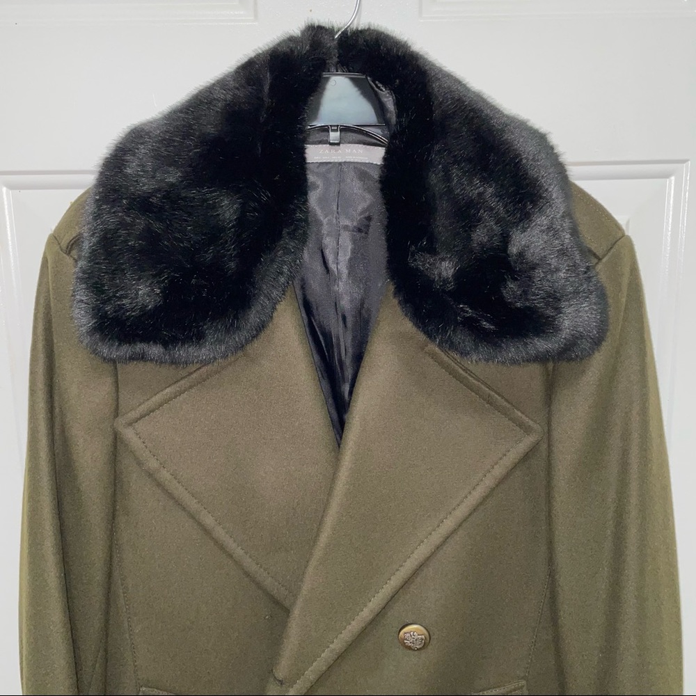 Zara Faux Fur Coat